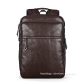 trendy black waterproof pu laptop backpack for man TYS-15113025